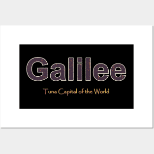 Galilee Grunge Text Posters and Art